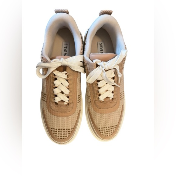 Steve Madden Charlie Sneaker in Tan/Multi Women’s Size 8 New in Box - Picture 4 of 11